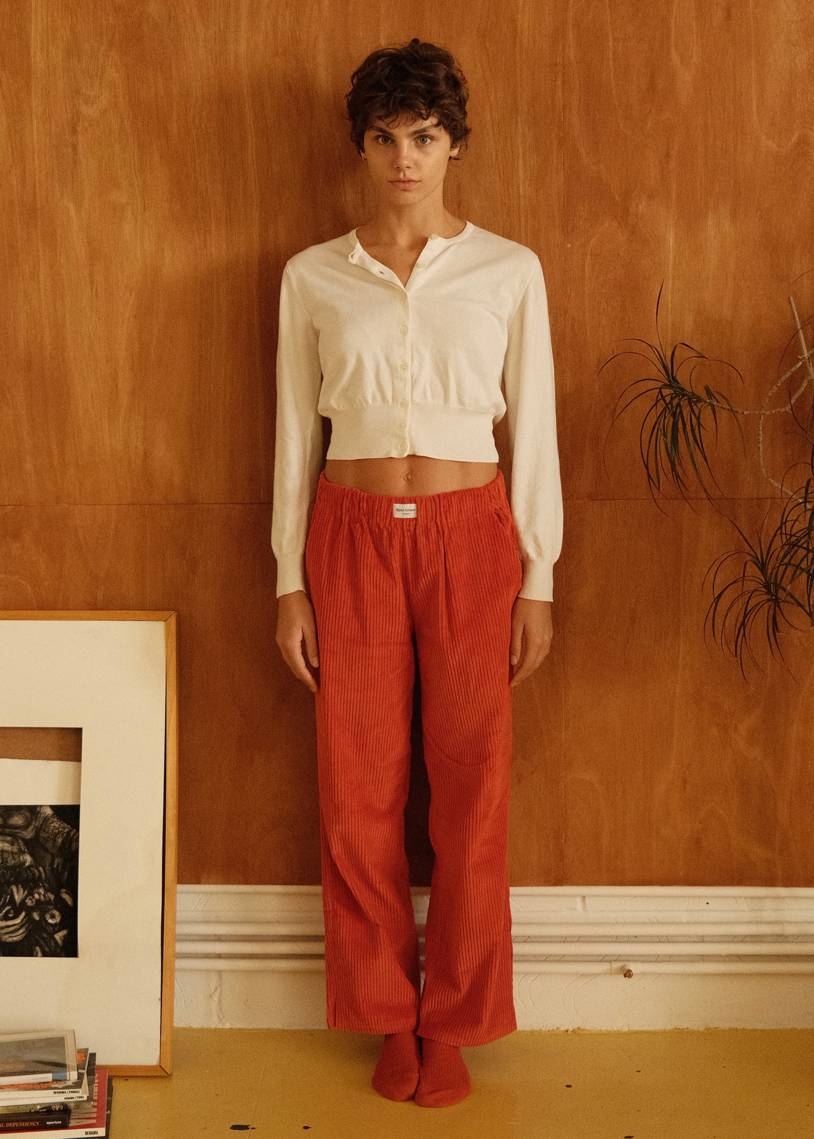Orange Corduroy Lounge Trousers – Speltham